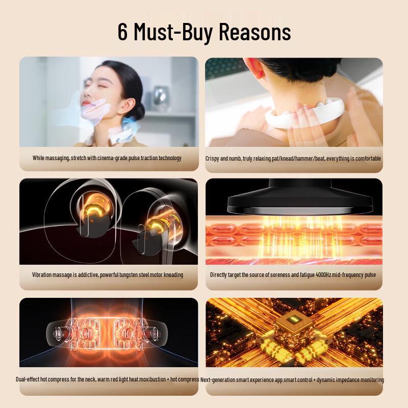 SKG K5 Series Luxury Smart Neck Massager