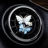 1pc Colorful Butterfly Car Air Freshener Clip, Aroma Vent Clip with Fragrance Source - Balm/Compressed Scent Tablet/Incense Stick