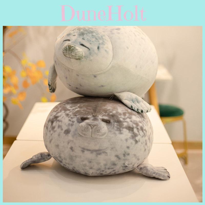 Grande Peluche Foca Tonda Animale Cuscino Animale Domestico Morbido E Carino Bambola Ripiena Oceano Regalo