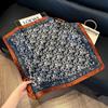 New Square Scarf Women Luxury Paisley Print Soft Satin Hairband Hands Bag Ribbon Foulard Hijab Neckerchief Headband