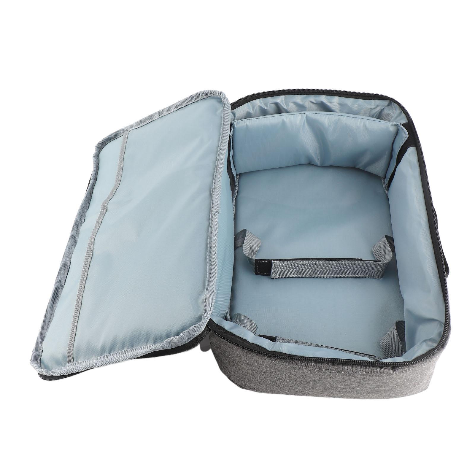 

Projector Bag 13.6x7.9x4in Heavy Duty Nylon Portable Projector Carrying Case with Sturdy Handle for Travel Gray