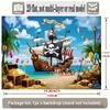 2D flat banner specially designed for the pirate adventure birthday celebration event suitable as a photo prop.PMJ