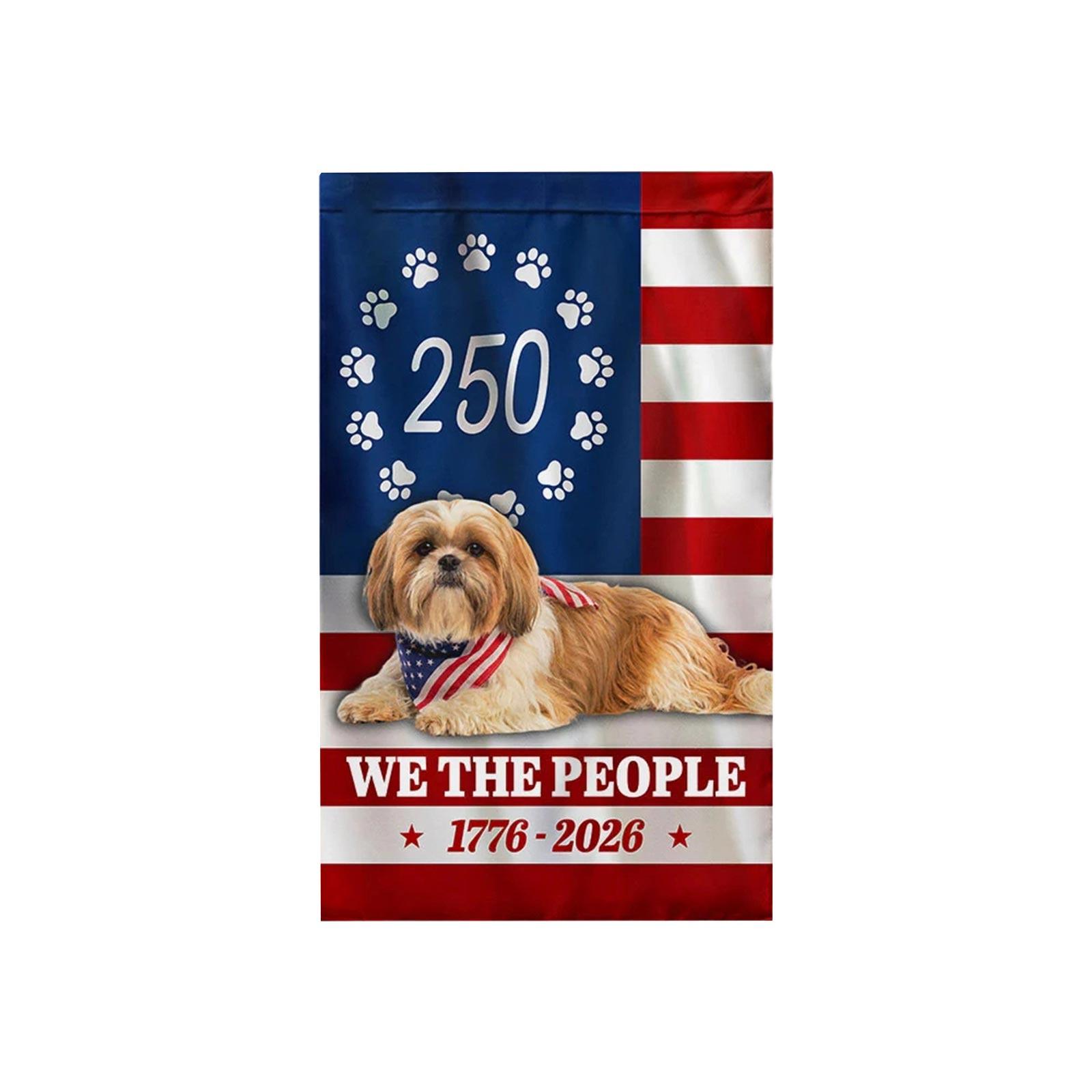 

250th Anniversary Garden Flag, Single Sided One Size
