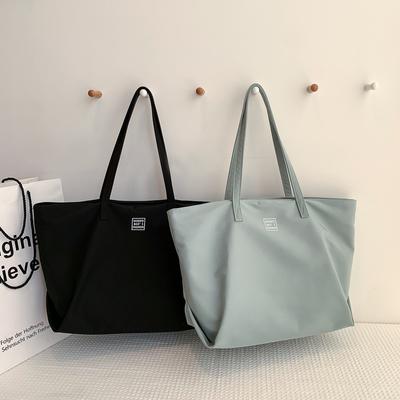 Tote Bag Commuter Bag Casual Canvas Bag Waterproof Nylon Large Bag Women's Large-capacity Shoulder Bag