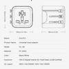 EU/UK/AUS/US/THA Universal Travel Plug Adapter Mini Portable All-in-one Charger Adapter Lightweight Durable