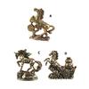 Metal Horse Statues Positive Energy Good Luck Showpiece Collectible Figurines Animal Sculptures for Home Office Decors