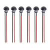 Pre-soldered Wires 12mm Push Button ABS Material Self-reset ON-OFF
