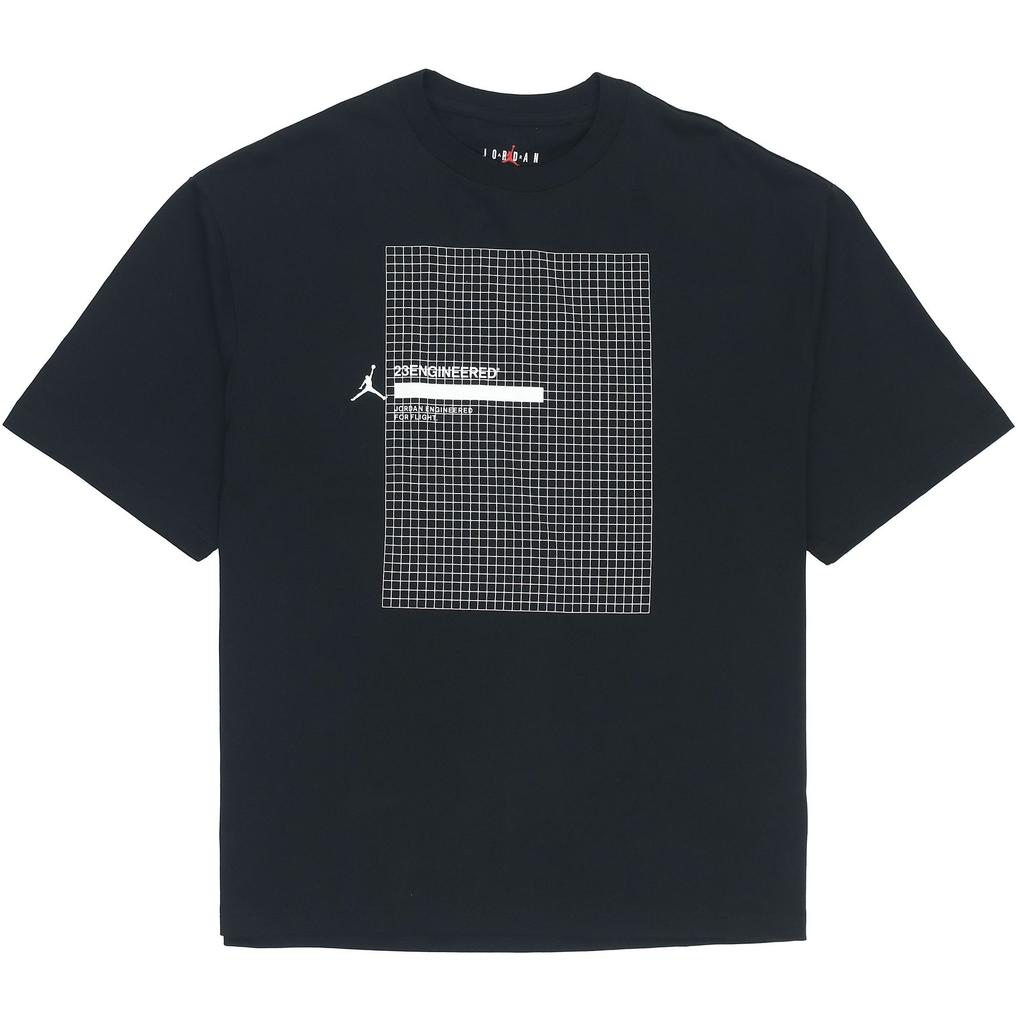 Jordan T Shirts Men's Black Crew Neck Moderate Straight Fit DA9870-010