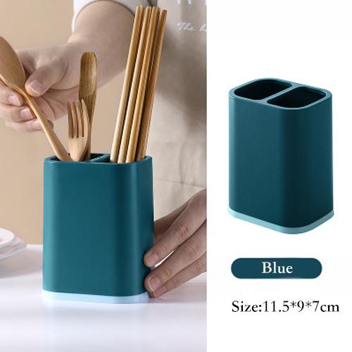 Plastic Chopstick Spoon  Storage Rack Box Kitchen Drain Basket Dish Drying Holder Tableware Organizer Container Cutlery Dryer