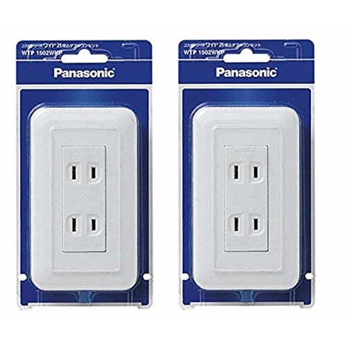 Panasonic Cosmo Wide Embedded Double Outlet WTP1502WKP (Set of 2)