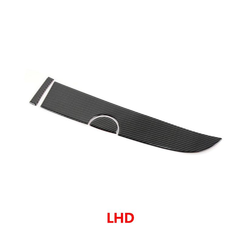 Accessoires de Garniture de Couvercle de Boîte à Gants Co-pilote de Panneau de Bord de Voiture Pour Fiat 500 2008- Abarth 595 2012- Abarth 695 2017-