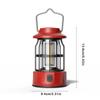 Outdoor LED Camping Lantern Portable Lamp Retro LED Light Travel Tent Lamp Portable Lanterns Fishing Lamp
