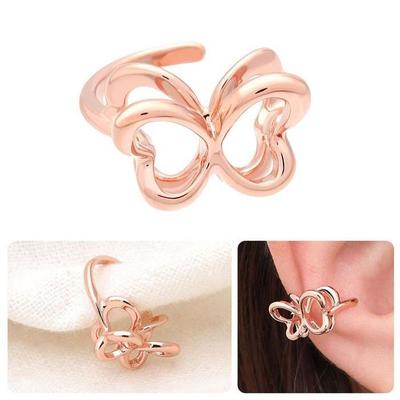 [Onm] Onm 14Kgp Butterfly Rose Gold Ring Bracelet Ear Cuff (S9594026)