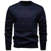 Thick Casual Round-neck Warm Knitted Sweater for Men In Autumn and Winter