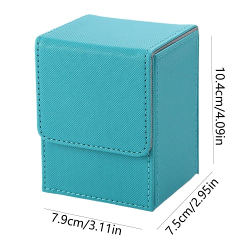 Magnetic Closure Deck Card Storage Box, Ultraman Card Storage Box, Card Deck Game Box for Collectible Playing Cards Compatible with PTCG Commander Dec