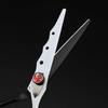 6.0 Colorful Baked Paint Hairdressing Scissors Set: Straight, Serrated, Thinning Shears for Barbering.