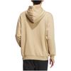 Adidas Logo Printed Hooded Drawstring Straight-Cut Drop Shoulder Long Sleeve Sweatshirt Unisex Sweatshirt Light-Khaki IV7592