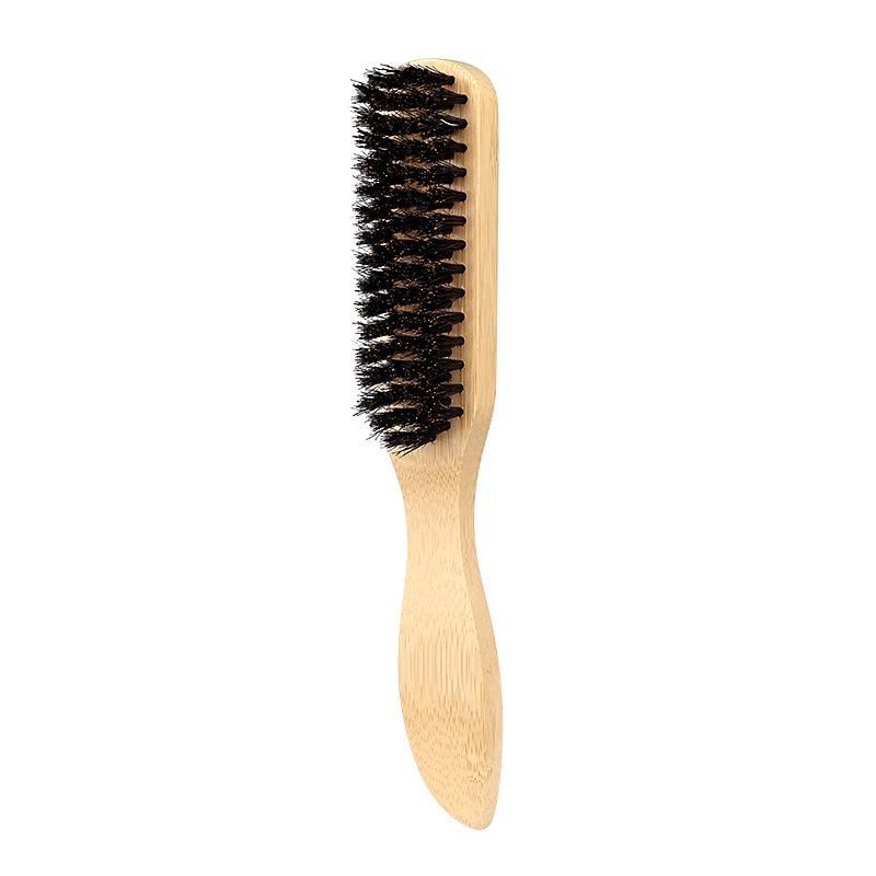 Hot Selling Bristle Hairbrush Head Hair Styling Tool Hairdressing Beard Styling Brush Barber Cleaning Bristle Hair Brush
