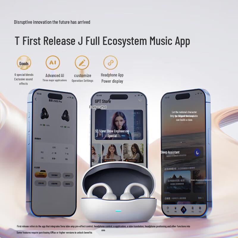 Sena Z50S Pro Open-Ear Bone Conduction Sports Headphones