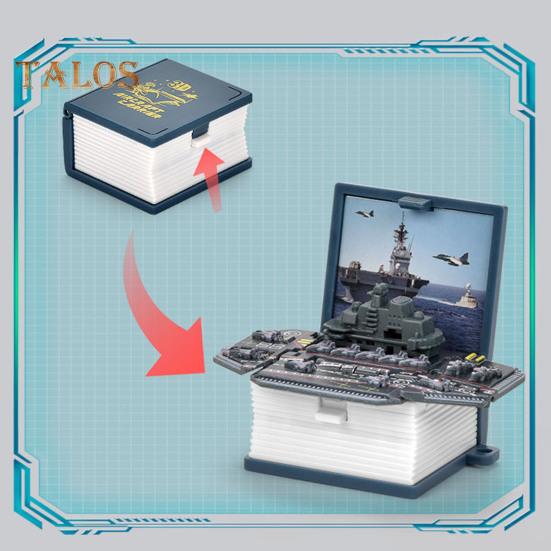 Mini-Schlüsselanhänger mit 3D-Klappbuch, knallende Miniaturwelt, hängende Dekoration, kleines Café, Große Mauer, Schloss, faltbares Buch, Schlüsselanhänger