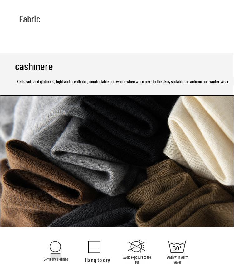 Early Autumn Cashmere & Mulberry Silk High-Neck Slim Fit Knitted Sweater for Women