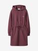 Luvm Hood Jersey Dress_Wine