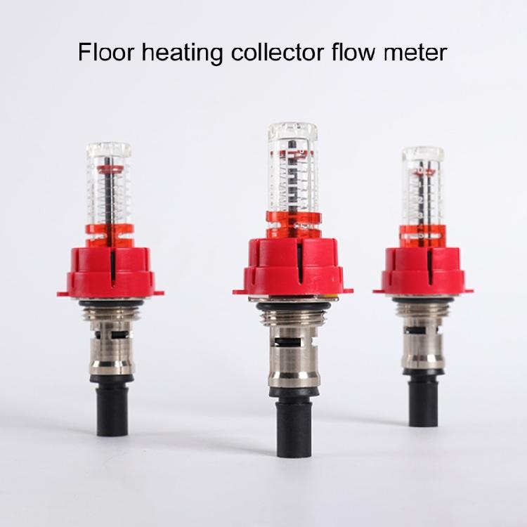 Replacement Visual Float Flow Meter HVAC System Flow Rate Indicator Underfloor Heating Manifold Flow Meter Regulator