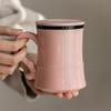 Pink Ceramic Mug Water Cup Tea Cup Muse Festival Gift Ladies High Value Office Cup Cup