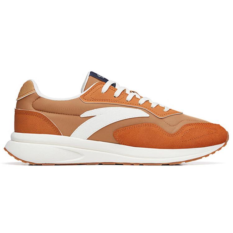 New Anta Heritage 3.0 Anti-Slip Wear-Resistant Low-Top Sports Casual Shoes Men's Tan 112248871-5