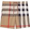Pantaloncini da bagno a quadri da uomo Archive Beige 80226471