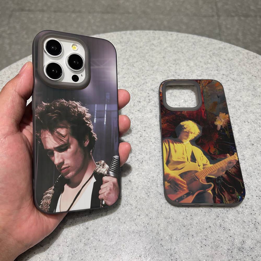 J-Jeff B-Buckley For IPhone 16 15 11 12 13 14 17 Pro Max PLUS Pro Soft Corrugated Silicone Back Phone Case