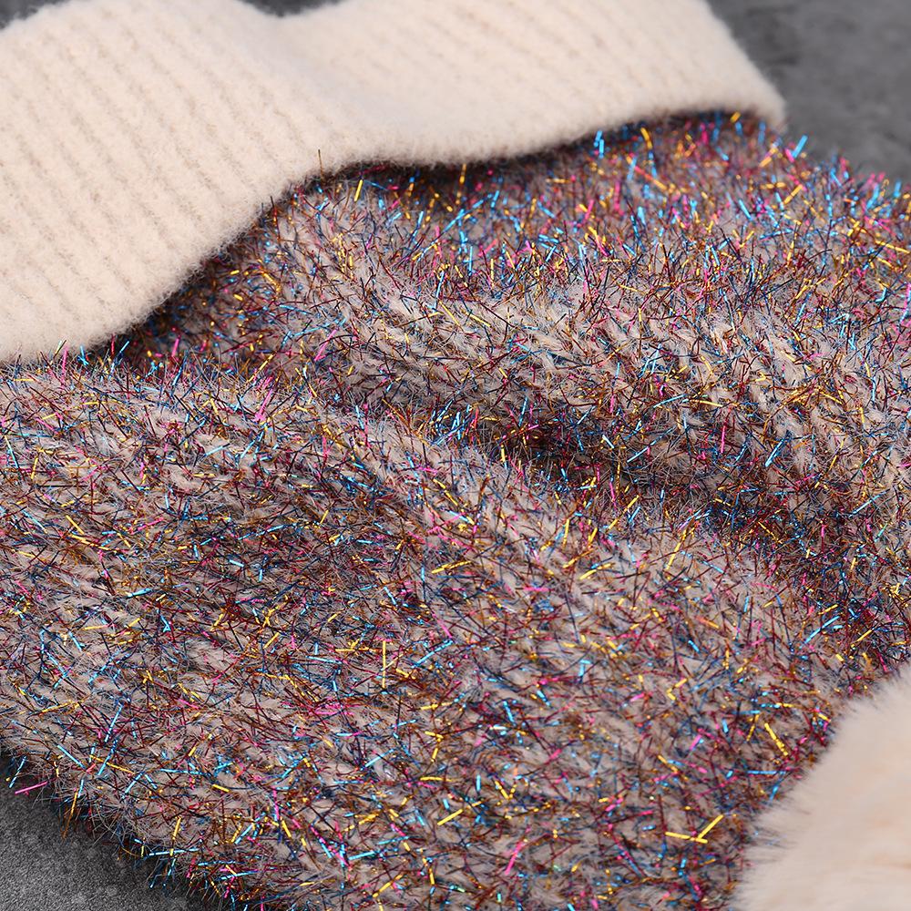Winter New Hairball Decoration Cold-resistant Warm Comfortable Knitted Hat Outdoor Travel Comfortable Windproof Ear Protection Wool Hat