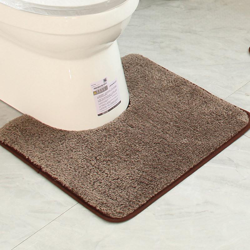 

Потовщений U-подібний протиковзкий абсорбуючий килимок для туалету - брудостійкий килимок для ванної та приліжкового килимка 40x50 cm U-Shape