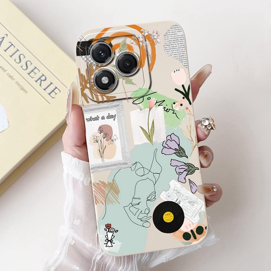 For Honor 400 Pro Case Honor400 Lite ABR-NX1 Luxury Art Painted Cover Matte Phone Case For Honor 400 Lite Honor400 Pro Soft Bags