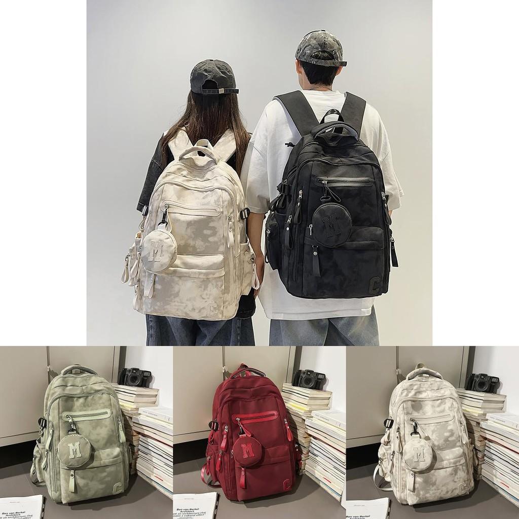 Nylon Casual Travel Backpack For Men And Women With Padded Shoulder System For Daily Use