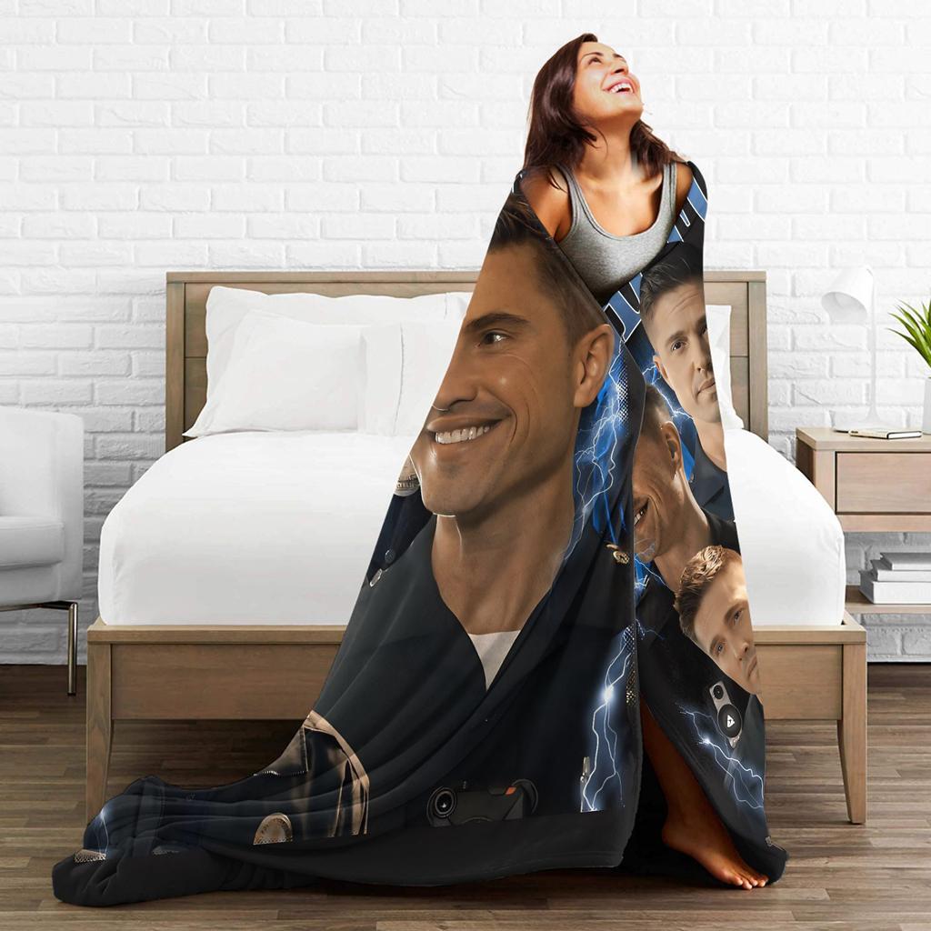 Soft BlanketsChildren Picnic The Rookie Tim Bradford Bedding Throws Flannel Bedspread For Couch Bed Novelty Sofa Bed Cover