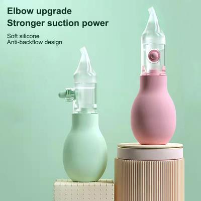 Soft Nasal Aspirator For Newborn Baby Toddler Anti-Back Flow Nose Sucker Prevent Nasal Congestion Vacuum Nose Cleaner