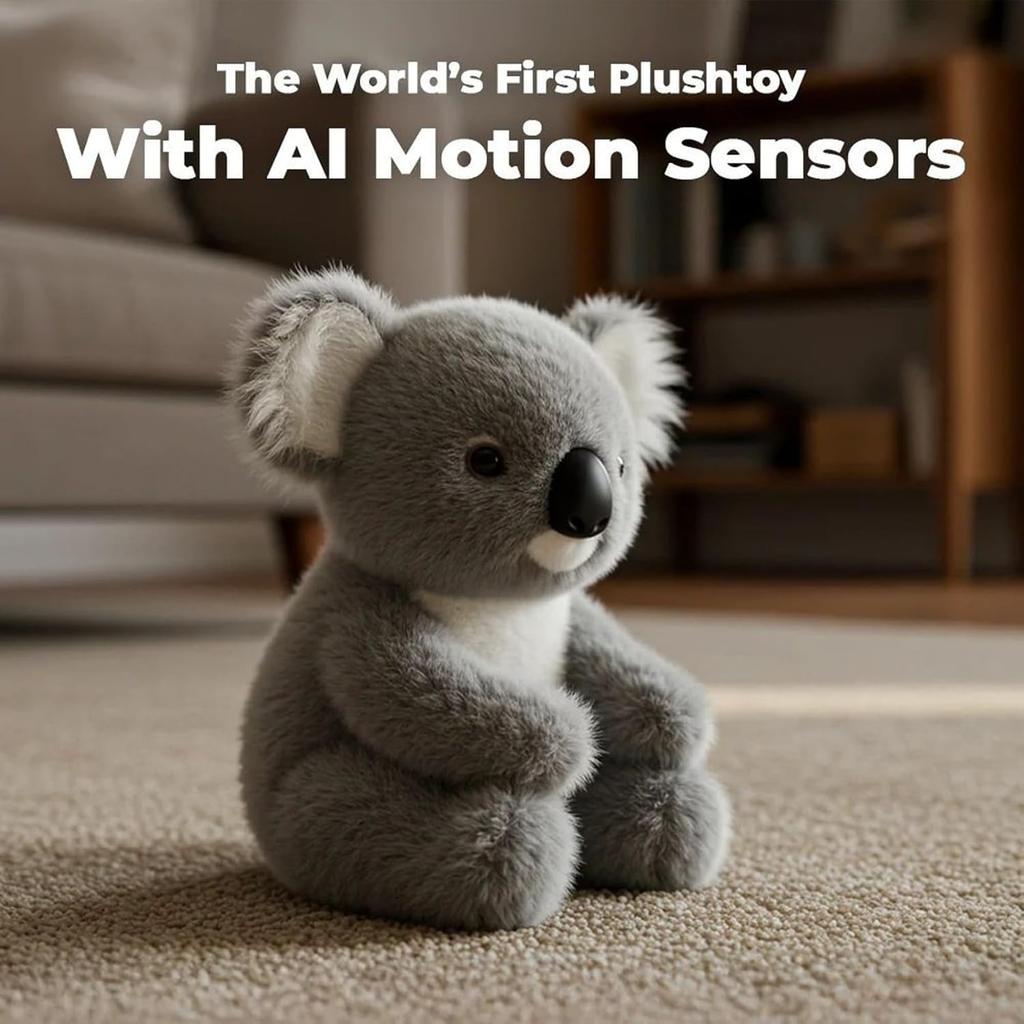 Generico Koala's Luxurious Emotional Healing, Koala Plush Toys for Emotional Support, Realistic Healing Hug Padded Hug for Solitude Relief