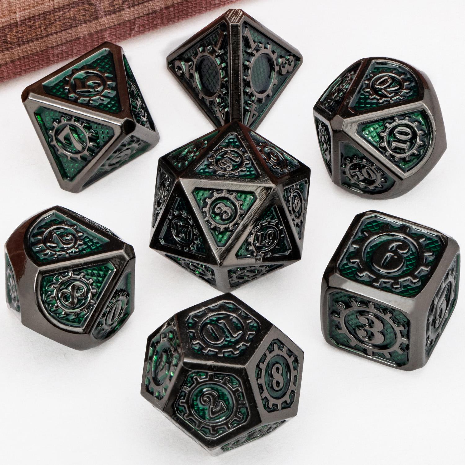 

Набор металлических кубиков DND Dungeon and Dragon, 7 шт., набор кубиков D и D, многогранные кубики, ролевые игры, кубики D&D, ролевые игры D20 D12 D10 D8 D6