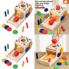 Educational Gear Coin Box Wooden Puzzle Toy For Preschool Learning