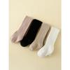 4pairs Toddler Girls Solid Tights
