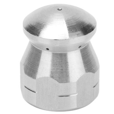 G38in Boru Temizleme Nozulu Ön 1 Arka 6 Yüksek Basınçlı Yıkama Drenaj Paslanmaz Çelik Nozullar