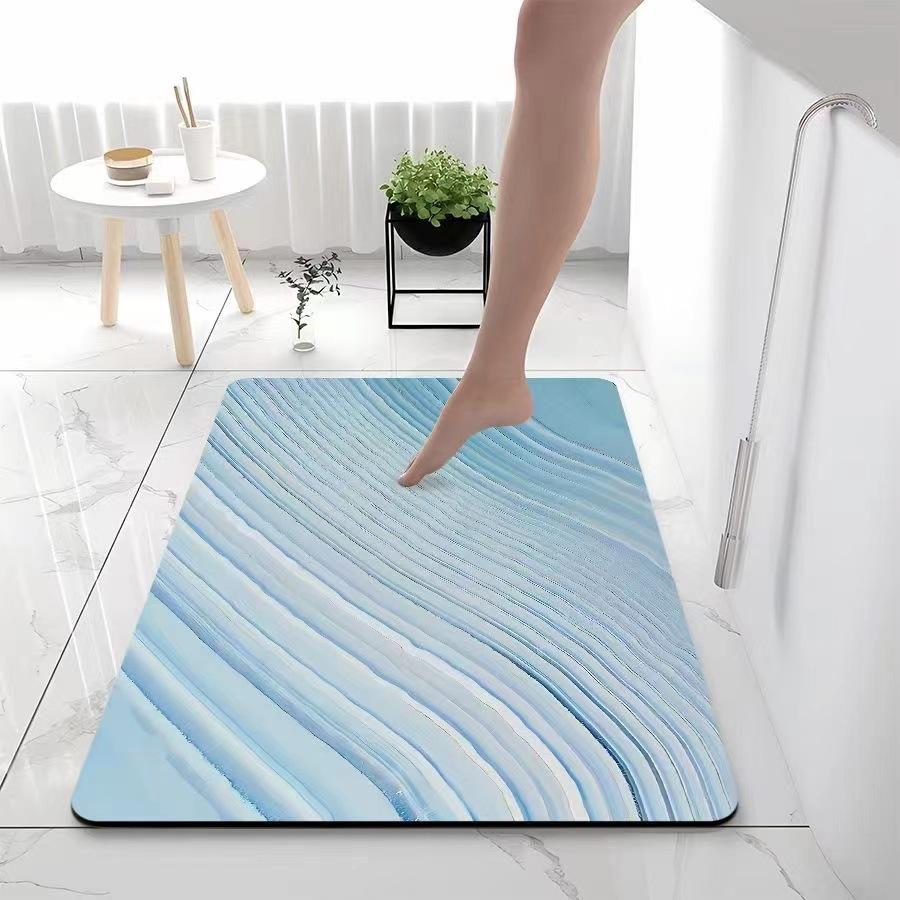 Bathroom Absorbent Floor Mat Toilet Door Mat Household Door Mat
