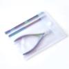 Iridescent Nail Art Manicure Set: Cuticle Nipper, Nail Clippers, Steel Pusher, Cuticle Remover