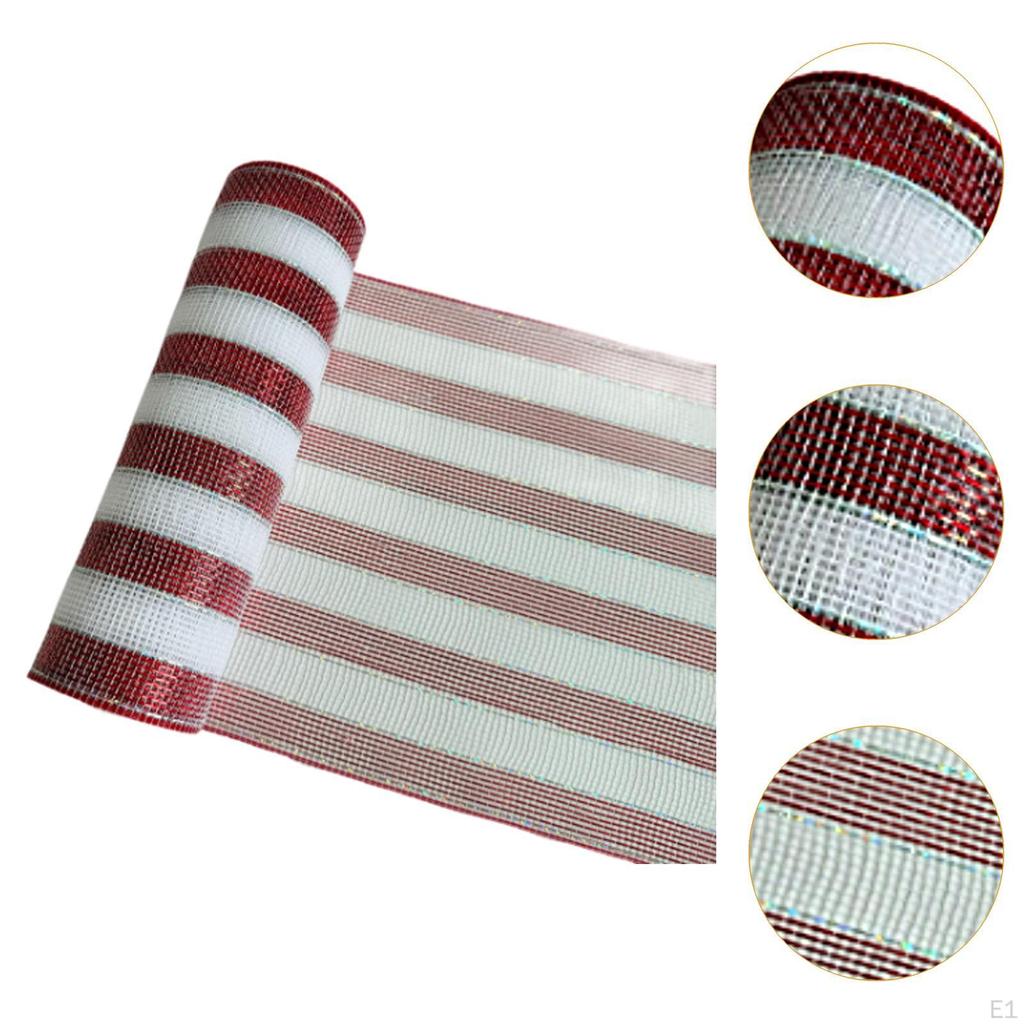 Weihnachtsrot und Weißes Band, Dekoration, DIY Heimtextilien, Schleifenbinden, Multifunktional