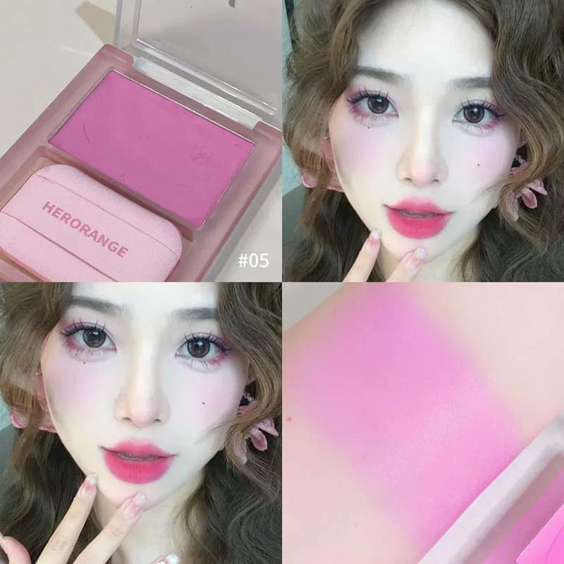 Bobo Milk Mist Blush Cream 2025 New Expanding and Contracting Color Nude Makeup Natural Matte Potato Mud Girl Blush Palette