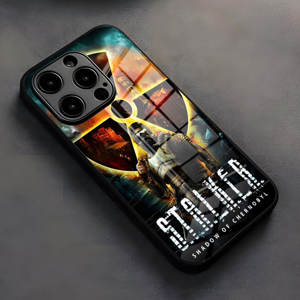 

Чохол для телефону S-Stalker 2 для IPhone 17 Pro Max 16 15 14 Pro Max 13 11 X Xs Xr 8 7Plus Скляна кришка iPhone 16 Pro