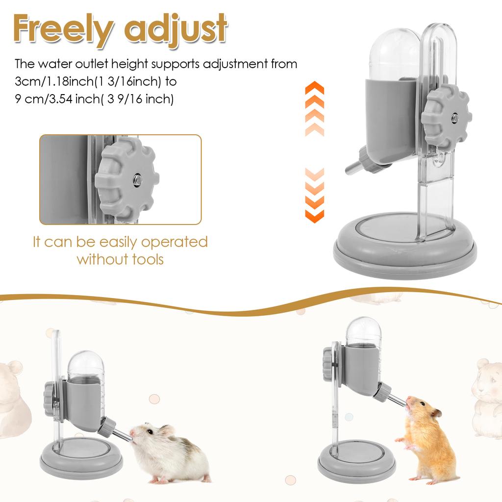 Hamster Drinking Bottle Rabbit Guinea Pig Squirrel Cage Water Bottle Dispenser Small Pet Animals Feeder Supplies