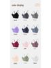 Reggiseno Sportivo Taglie Forti da Donna - Stile Canotta, Design Schiena Bella, Spalline Sottili, Indossabile all'Aperto