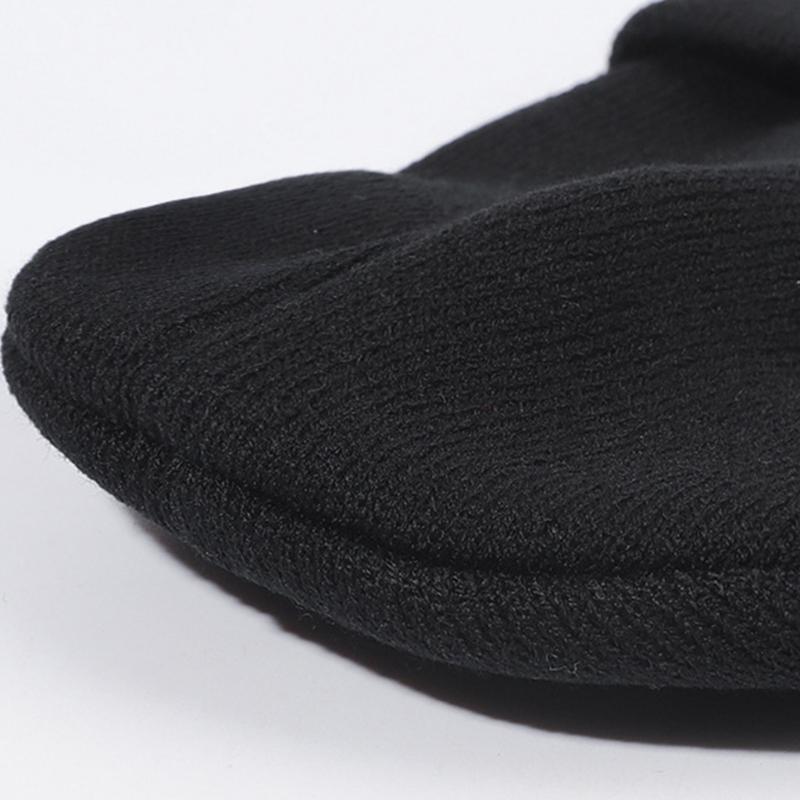 Simple Funny Sad Face Expression Warm Ear for Protection Knitted Hat Personality Outdoor Trend All-match for Men Women